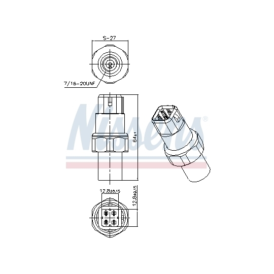 301017 - Pressure Switch, air conditioning 