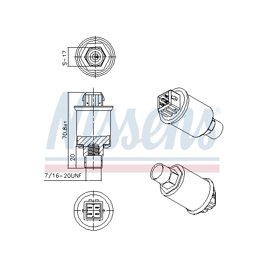 301018 - Pressure Switch, air conditioning 