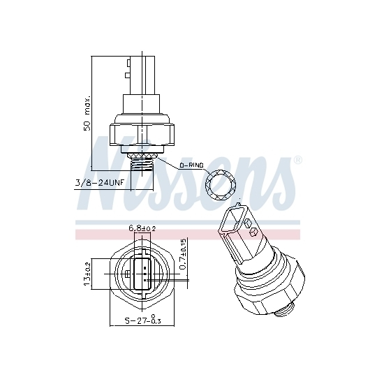 301038 - Pressure Switch, air conditioning 