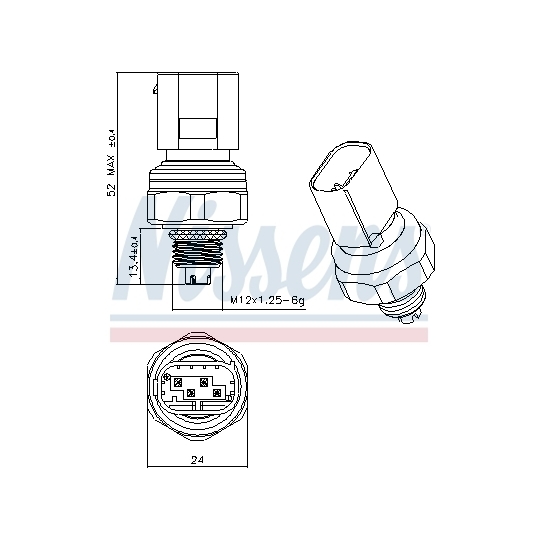 301145 - Pressure Switch, air conditioning 