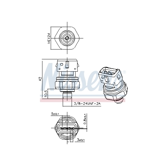 301069 - Pressure Switch, air conditioning 