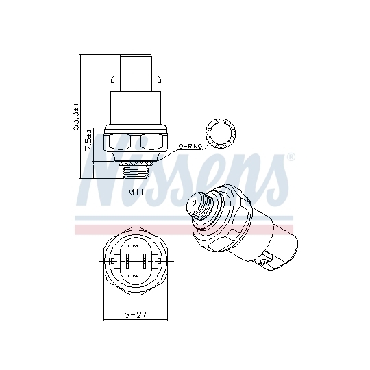 301088 - Pressure Switch, air conditioning 