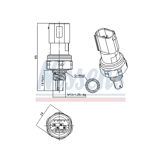 301201 - Pressure Switch, air conditioning 