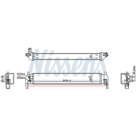 606395 - Radiaator, mootorijahutus 