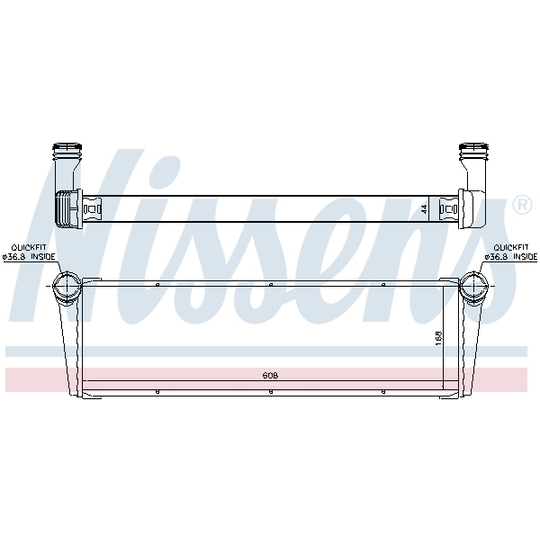 606703 - Radiator, engine cooling 