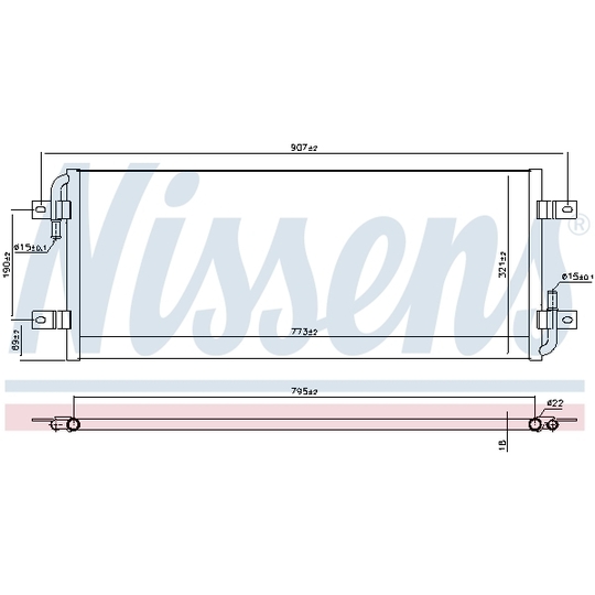 606912 - Low Temperature Cooler, intercooler 