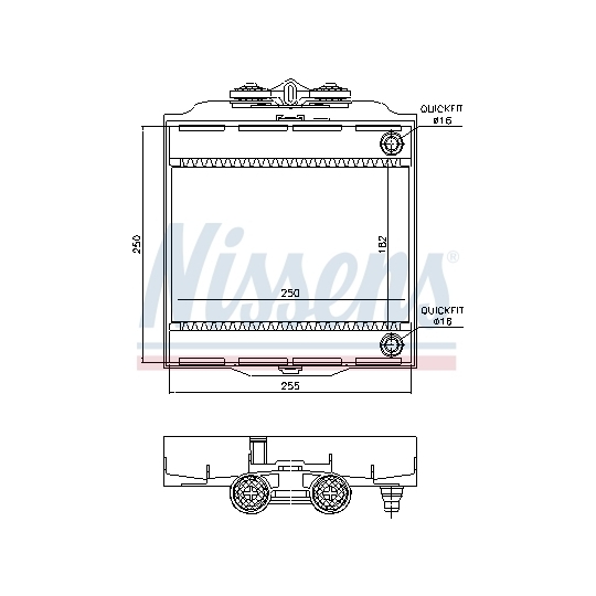 60874 - Radiaator, mootorijahutus 