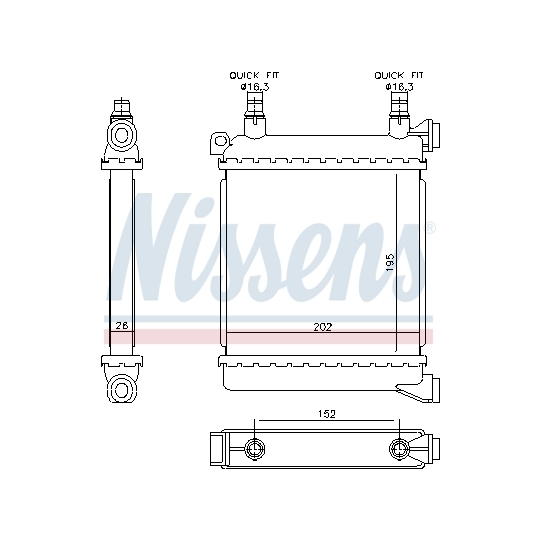 60862 - Radiaator, mootorijahutus 