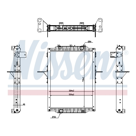 637879 - Radiator, engine cooling 