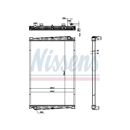 67193 - Radiaator, mootorijahutus 