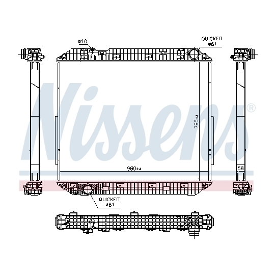 671780 - Radiator, engine cooling 