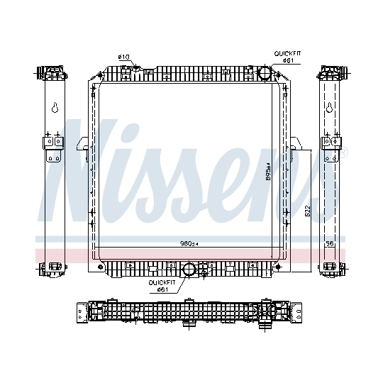 67191 - Radiator, engine cooling 