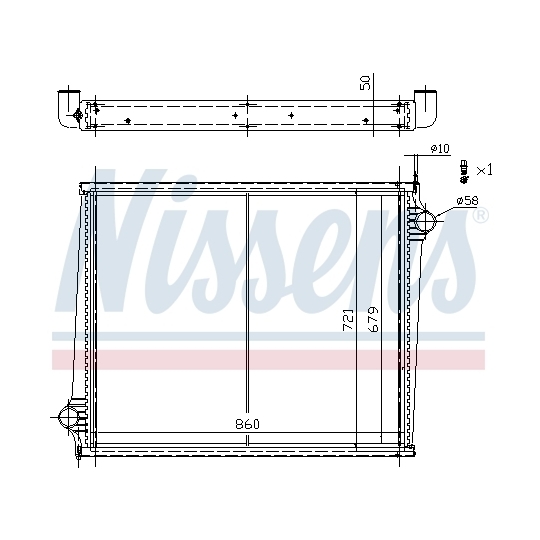 67288 - Radiator, engine cooling 