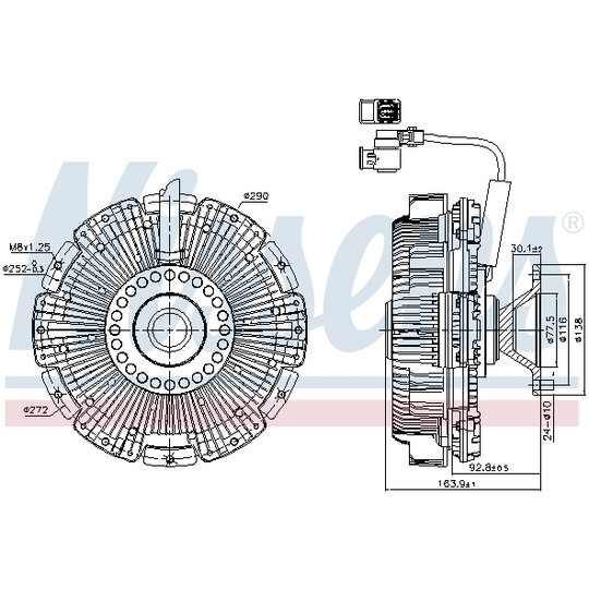 86248 - Sidur, radiaatoriventilaator 