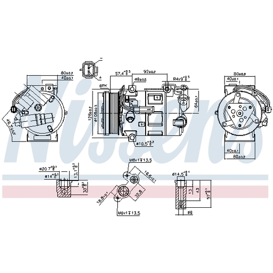 890210 - Kompressor, klimatanläggning 