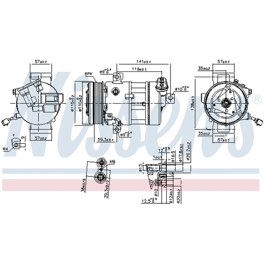 890667 - Compressor, air conditioning 