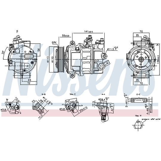 890893 - Kompressor, kliimaseade 