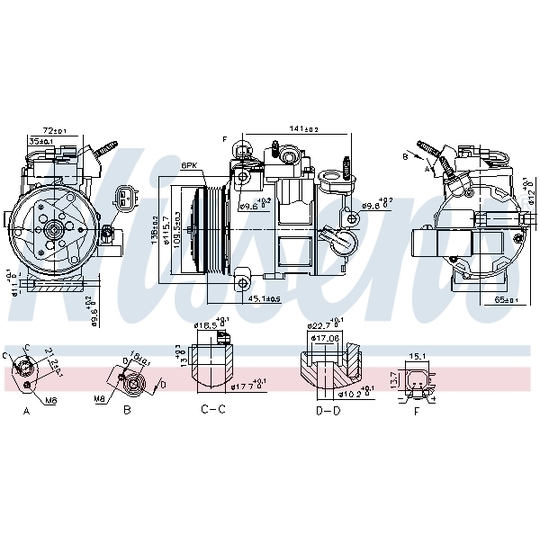 890800 - Kompressor, klimatanläggning 