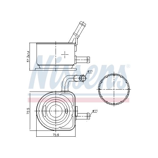 91230 - Oil Cooler, engine oil 