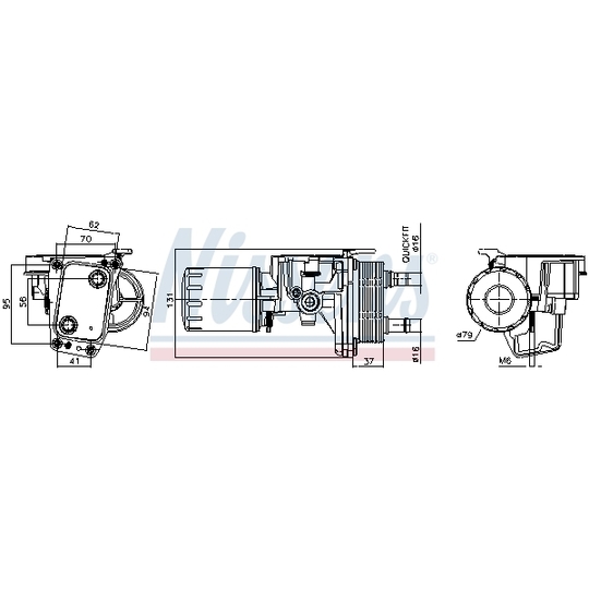 91337 - Oil Cooler, engine oil 