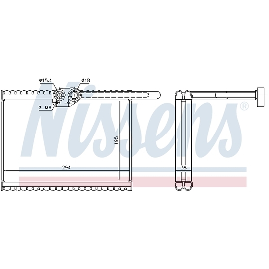 92324 - Evaporator, air conditioning 