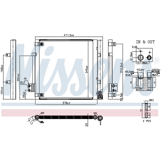 940679 - Condenser, air conditioning 