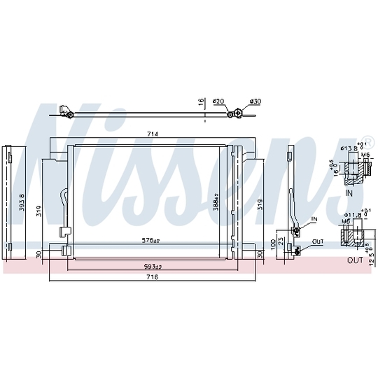 940870 - Condenser, air conditioning 