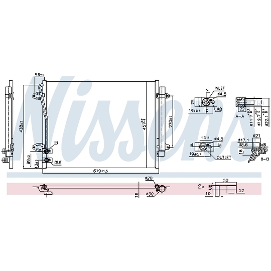 940864 - Condenser, air conditioning 