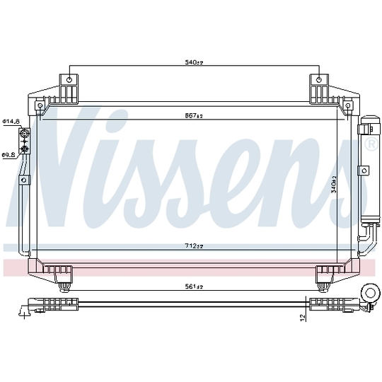 940936 - Condenser, air conditioning 