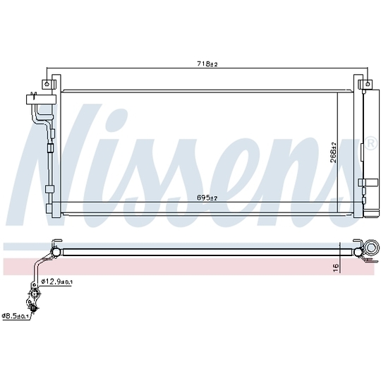 940935 - Condenser, air conditioning 