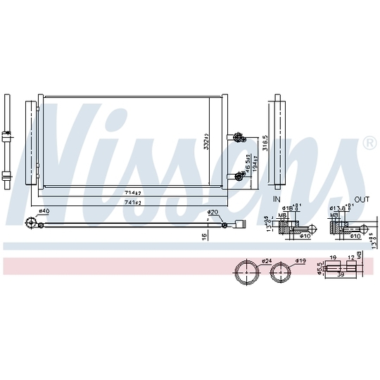 941291 - Condenser, air conditioning 