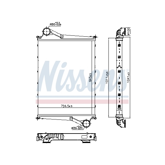 961261 - Intercooler, charger 