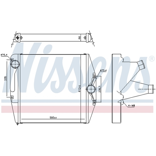 961551 - Intercooler, charger 