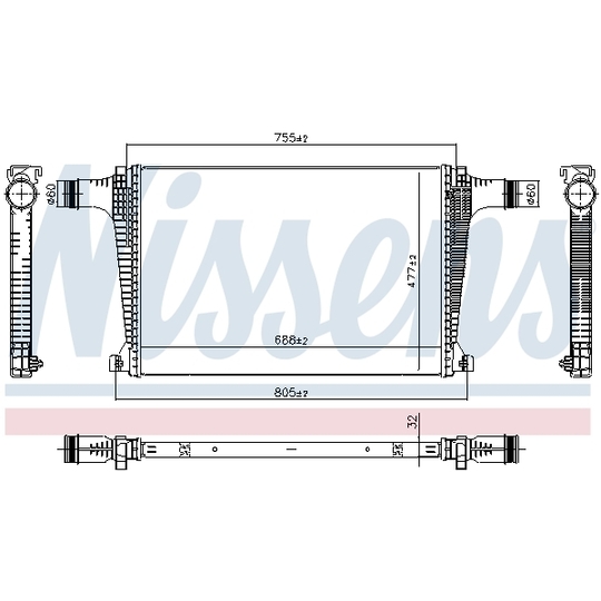 961594 - Intercooler, charger 