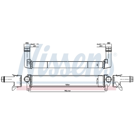 961599 - Intercooler, charger 