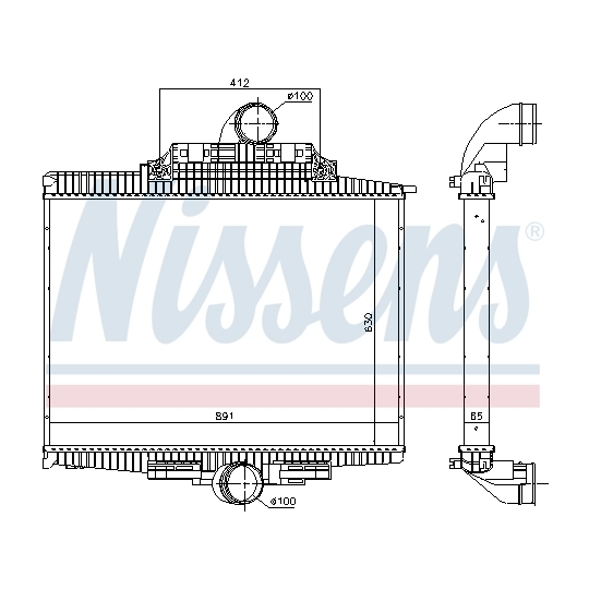 97024 - Intercooler, charger 