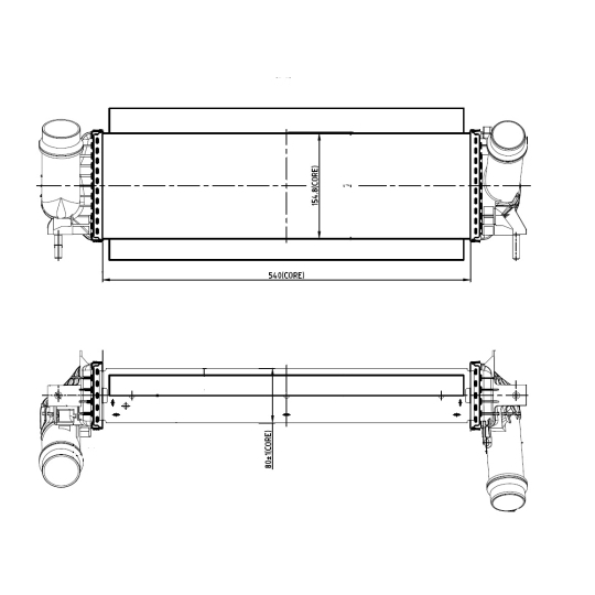 309061 - Intercooler, charger 