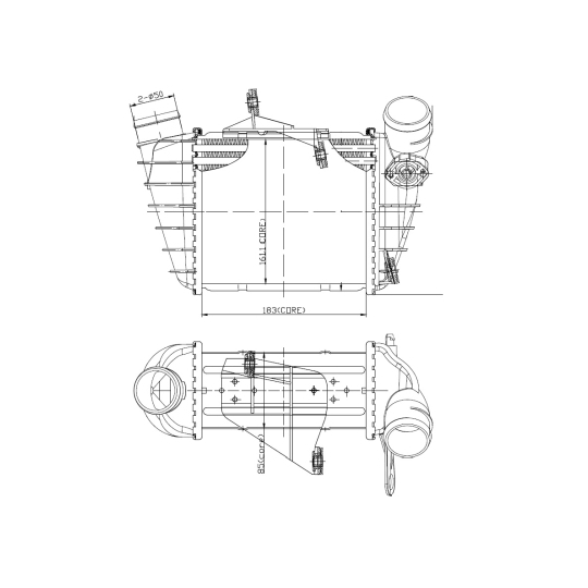 309073 - Kompressoriõhu radiaator 