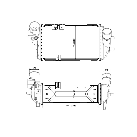 309063 - Intercooler, charger 