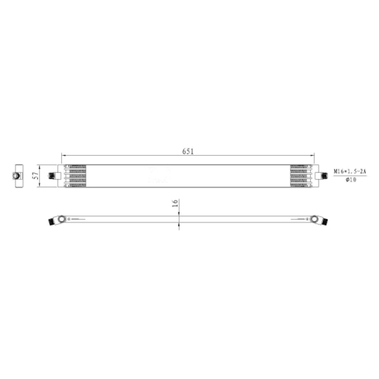 31813 - Oil Cooler, automatic transmission 