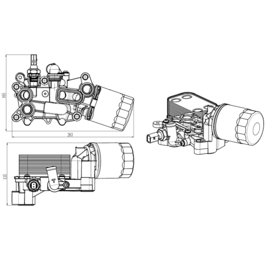 31845 - Õliradiaator, mootoriõli 