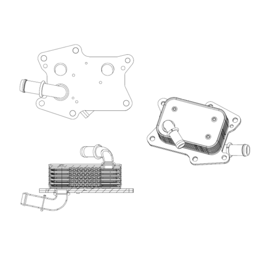 31830 - Oil Cooler, engine oil 