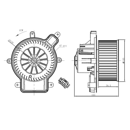 34270 - Interior Blower 