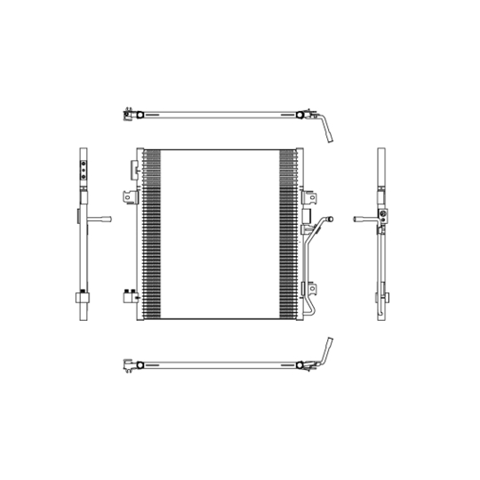 350188 - Condenser, air conditioning 