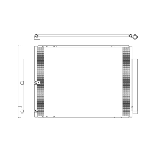 350276 - Condenser, air conditioning 