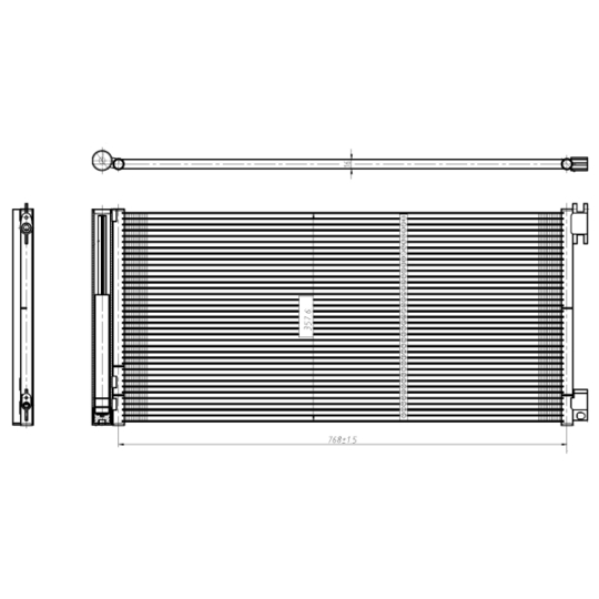 350429 - Condenser, air conditioning 