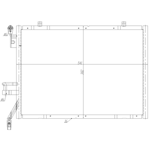 350483 - Condenser, air conditioning 