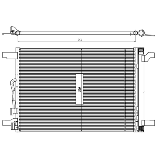 350509 - Condenser, air conditioning 