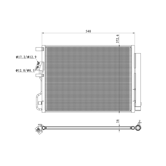 350501 - Condenser, air conditioning 