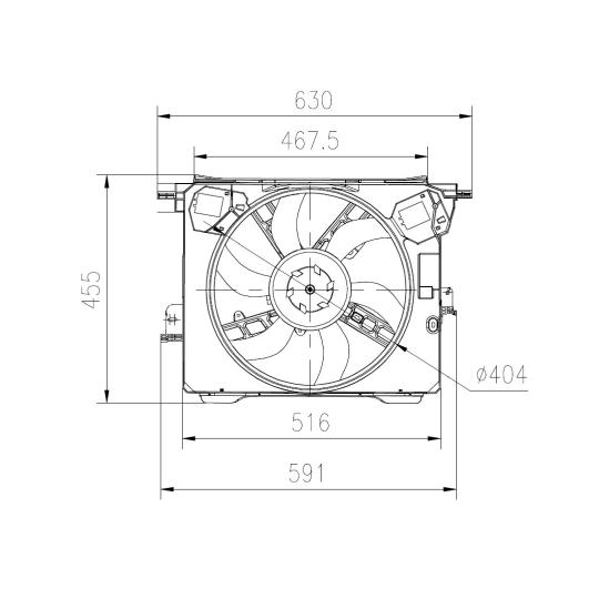 47899 - Fan, radiator 